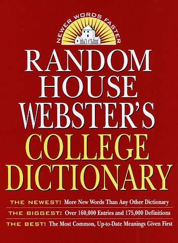 Random House Webster's College Dictionary (U) - SKU 163566