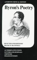 Byron's Poetry: Authoritative Texts Letters and Journals Criticism Images of Byron (U) - SKU 164313