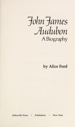 John James Audubon: A Biography (U) - SKU 165686