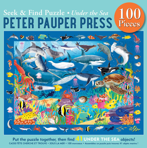 Under the Sea Seek & Find 100-Piece Jigsaw Puzzle (N) - SKU 165791