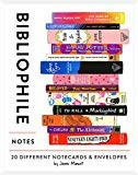 Bibliophile Notes : 20 Different Notecards and Envelopes (Notecards for Book Lovers, Illustrated Notecards, Stationery) (N) - SKU 169853