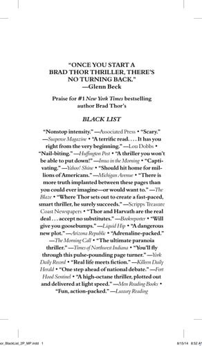 Black List A Thriller (U) - SKU 172217