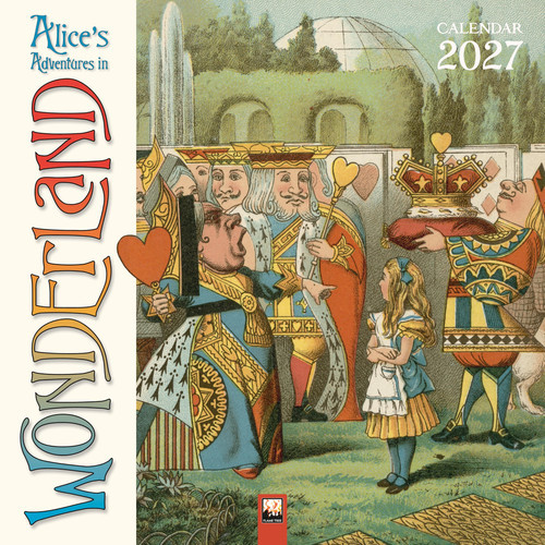 Alice's Adventures in Wonderland Wall Calendar 2027 (Art Calendar) (N) - SKU 172232