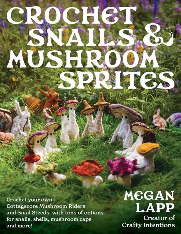 Crochet Snails and Mushroom Sprites (N) - SKU 173282