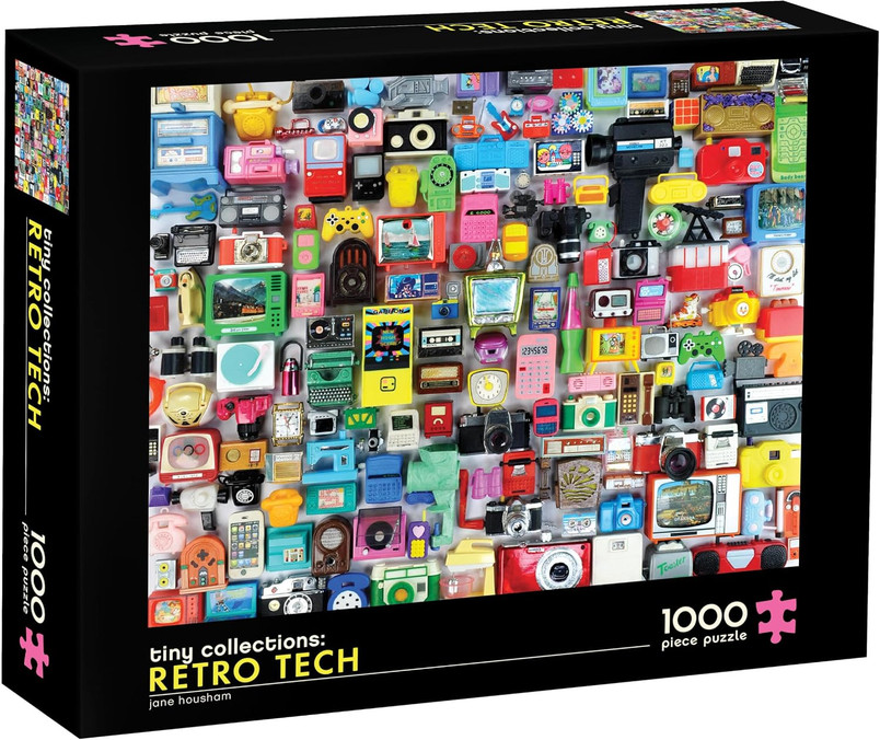 Tiny collections: Retro Tech 1000 Piece Puzzle (N) - SKU 173290