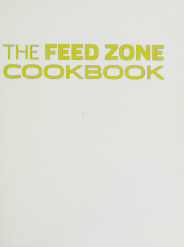 The Feed Zone Cookbook Fast and Flavorful Food for Athletes (U) - SKU 173303