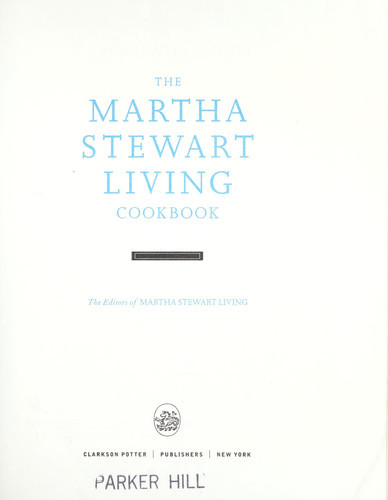 The Martha Stewart Living Cookbook