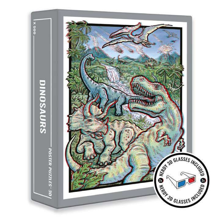 Dinosaurs 500 pc puzzle (N) - SKU 173858