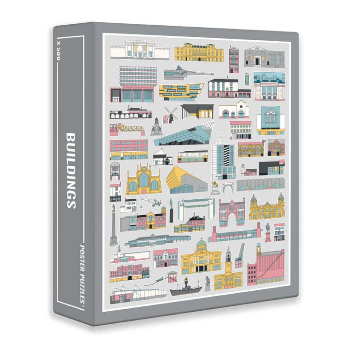 Buildings 500 pc puzzle (N) - SKU 173859
