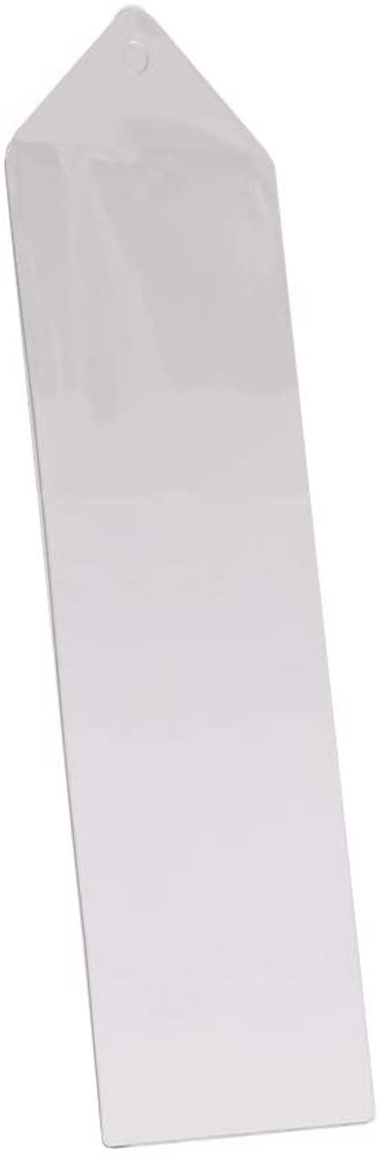 100 Premium Vinyl Photo Booth Bookmark Sleeves 2 1/4 X 6 1/4 for