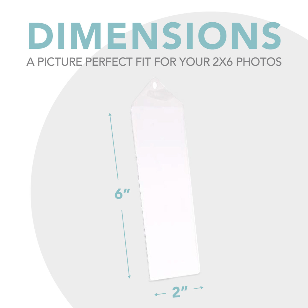 Premium Photo Booth Bookmark Sleeves with Inserts for 2 x 6 Strips