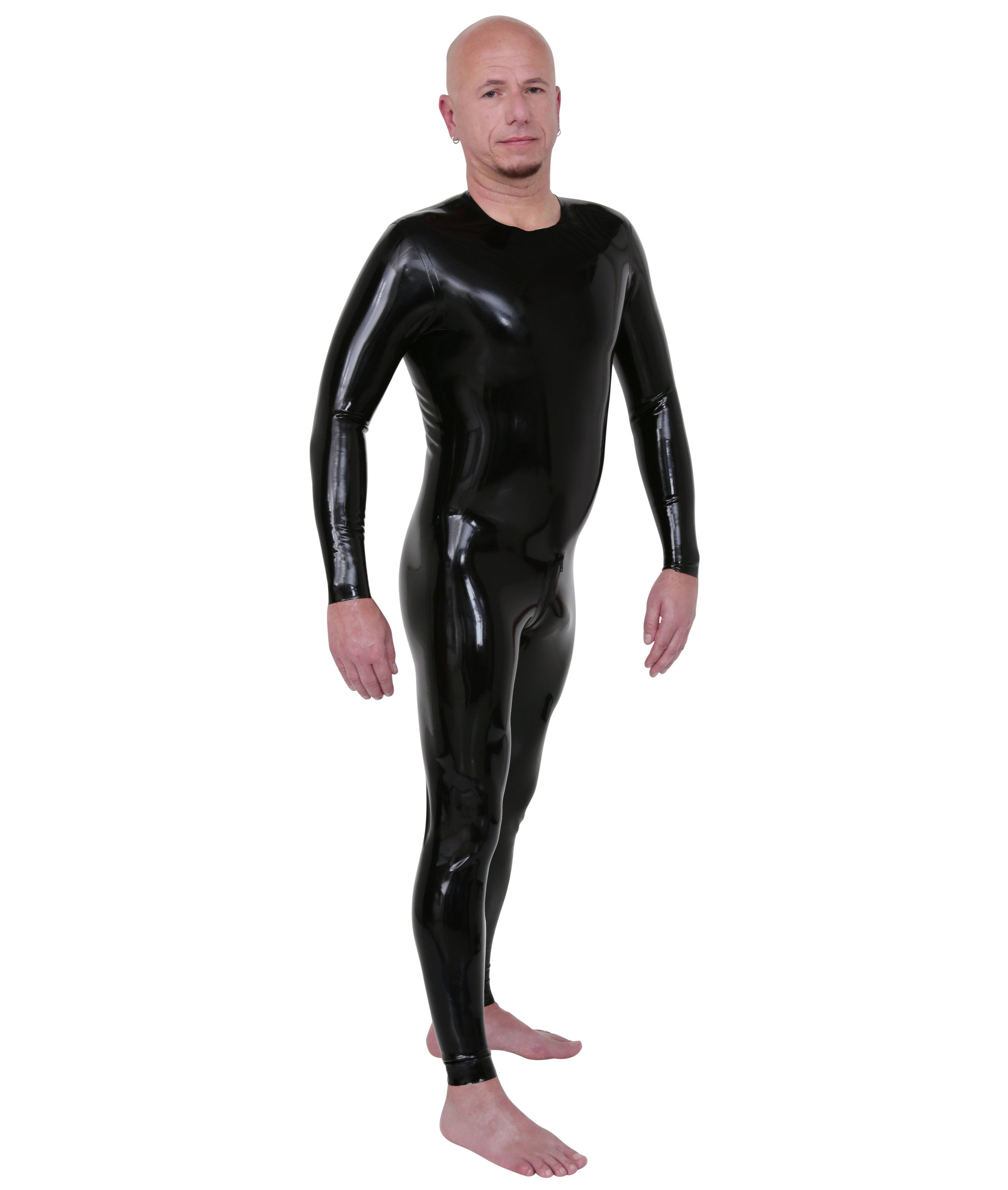 Catsuit Neck Entry Thru Zip - The Latex Store
