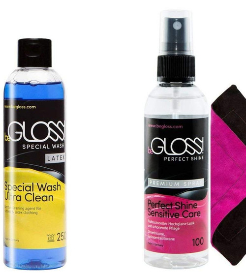 BeGloss Perfect Shine Spray 100ml Special Wash 250ml and Wipe