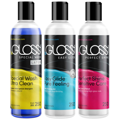 BeGloss Perfect Shine 250ml Easy Glide 250ml Special Wash 250ml