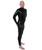 Catsuit Front Thru Zip - Small - Black
