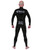 Catsuit Front Thru Zip - X-Large - Black