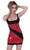 Jessi Dress Extra Small Red Black
