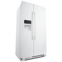Amana® Réfrigérateur côte à côte avec distributeur d’eau et de glaçons  externe  à deux palettes, 33 po ASI2175GRW