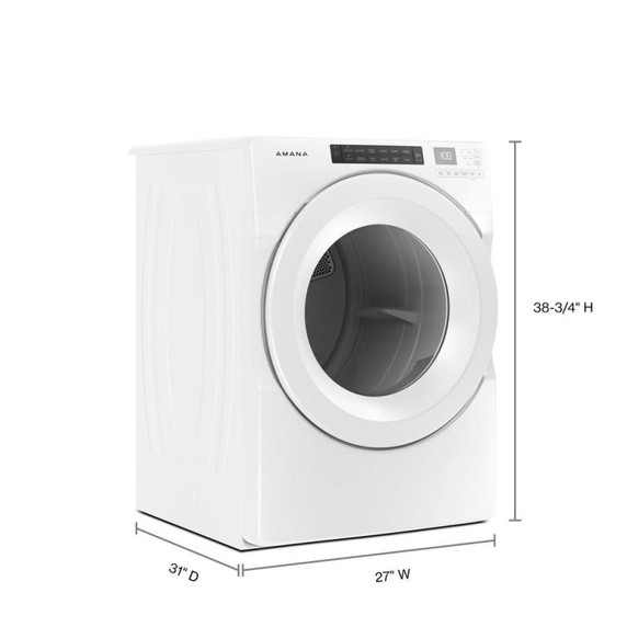 Amana® Sécheuse électrique avec capteurs d’humidité, 7.4 pi3 YNED5800HW