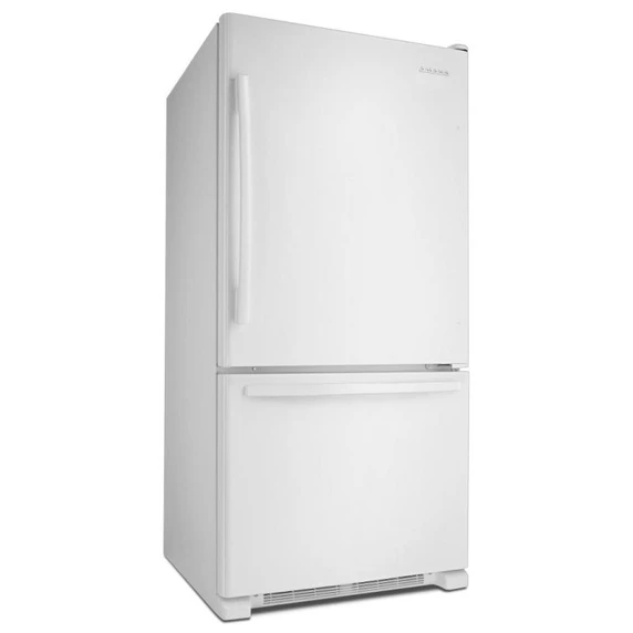 Réfrigérateur à congélateur inférieur Amana® 22 pi cu à grande capacité ABB2224BRW