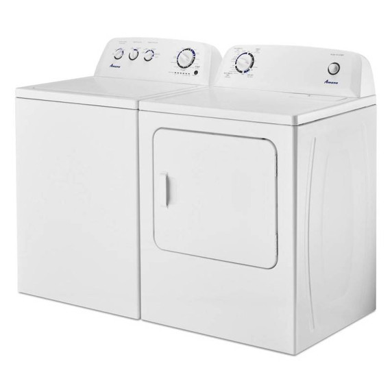 Amana® Laveuse à chargement vertical avec agitateur haute efficacité à double action, 4.4 pi3 NTW4519JW