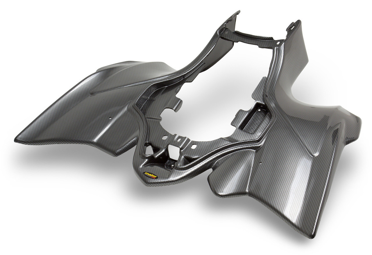 Rtech Parafango Posteriore Nero Per Suzuki RMX 450 Z 2010-2017 | Ricambio Replica In Plastica, Misura Unica