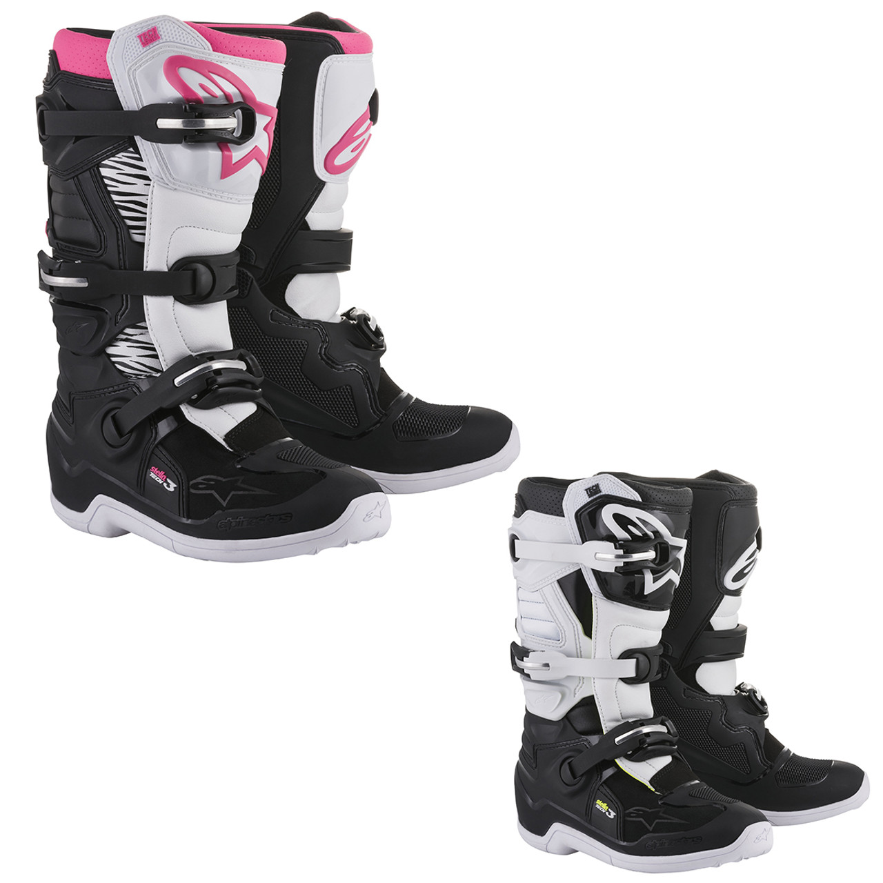 Alpinestars Stella Tech 3 ブーツ Women Stella Tech 3 Boots - BLACK MOTOCROSS Boots | Alpinestars