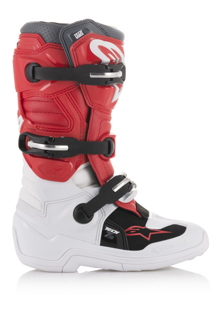 Alpinestars TECH 7S バイクブーツ US3 Youth Tech 7S Boots - BLACK MOTOCROSS Boots | Alpinestars
