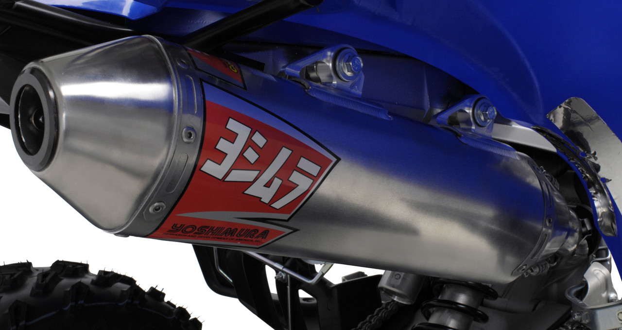 Yoshimura YAMAHA RAPTOR 700/R/SE 06-22 RS-2 STAINLESS SLIP-ON MUFFLER  SS-AL-SS