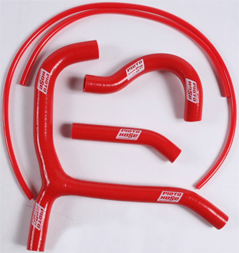 Silicone Y-Hose Kit Red - 24-123YR