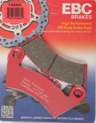 X Series Black Coded Brake Pads - Front/Rear - FA656X
