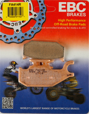 R Series Bronze Coded Brake Pads - Front Right - FA414R