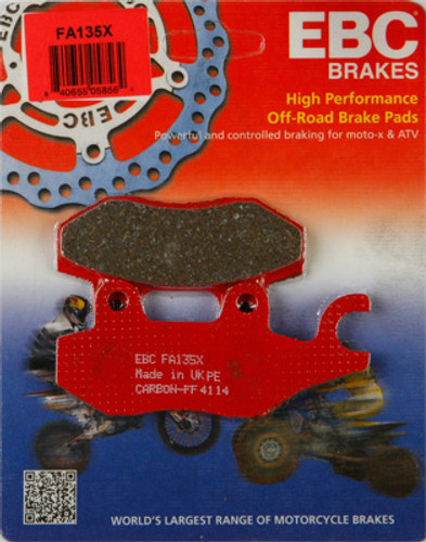 X Series Black Coded Brake Pads - Front/Rear Right - FA135X