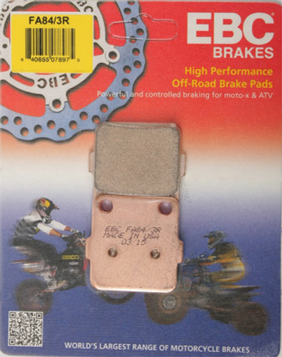 R Series Bronze Coded Brake Pads - Rear - FA84/3R