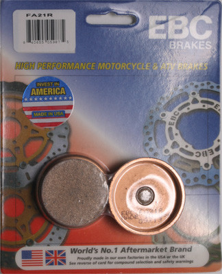 R Series Bronze Coded Brake Pads - Rear - FA21R