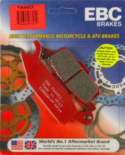 X Series Black Coded Brake Pads - Rear - FA445X