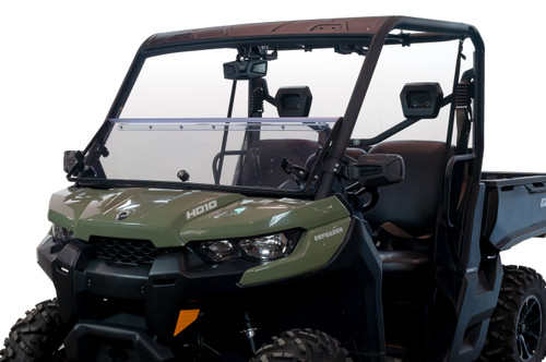WINDSHIELD VERSA-FOLD (SCRATCH RESISTANT POLY) — CAN-AM DEFENDER