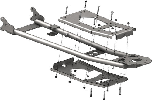 Open Trail ATV Plow Push Tube HD Stiffener Kit