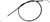 Black Vinyl Throttle Cable 04-0065 Black Vinyl Throttle Cable 04-0065