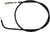 Black Vinyl Rear Hand Brake Cable 04-0313