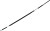 Black Vinyl Foot Brake Cable 02-0313