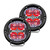 360-SERIES 4IN LED OE OFF-ROAD FOG LIGHT DRIVE BEAM RED BACKLIGHT PAIR