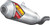 HONDA CRF70F 05-12 POWERCORE 4 SPARK ARRESTOR STAINLESS HEADER