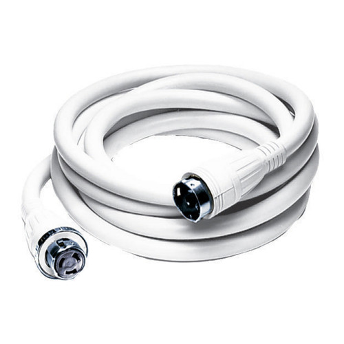 Hubbell Hbl61cm42w 50a 250v 25 Foot White Shore Cord