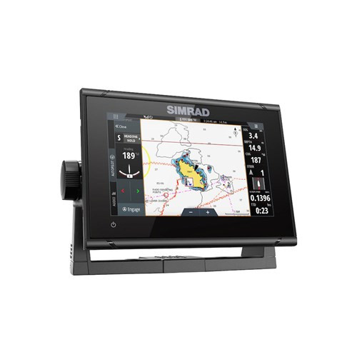 Simrad Go7 Xsr 7"" Plotter With Hdi Tranducer C-map Discover Microsd