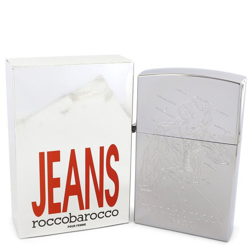 ROCCOBAROCCO Silver Jeans by Roccobarocco Eau De Toilette Spray (new packaging) 2.5 oz for Women