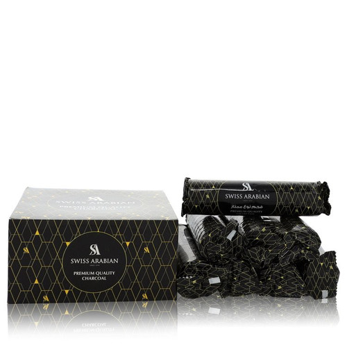 Swiss Arabian Premium Quality Charcoal by Swiss Arabian 80 pieces of Premium Charcoal Briquettes 33 mm for Men