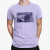 Newsprint Stand-Up Men's T-Shirt | Lavender | PWC Jetski Ride & Race Apparel