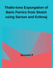 Thallo-Iono Expurgation of Baric Ferrics from Slutch using Sarson and Esfenaj