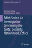 Edith SteinÆs An Investigation Concerning the State: Sociality, Nationhood, Ethics